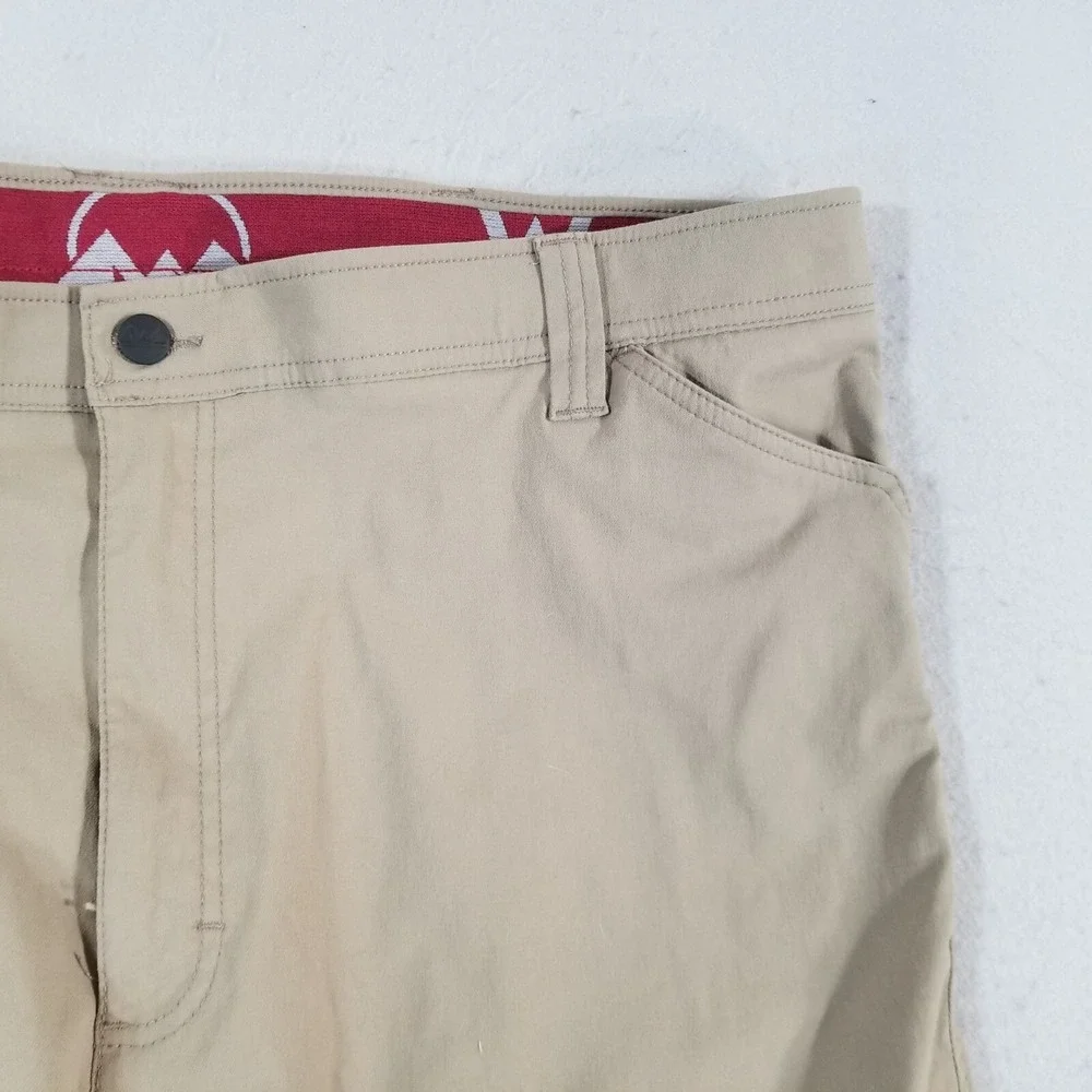 Wrangler outdoor cargo pants men's 44 x 28 brown comfort waist flex stretch